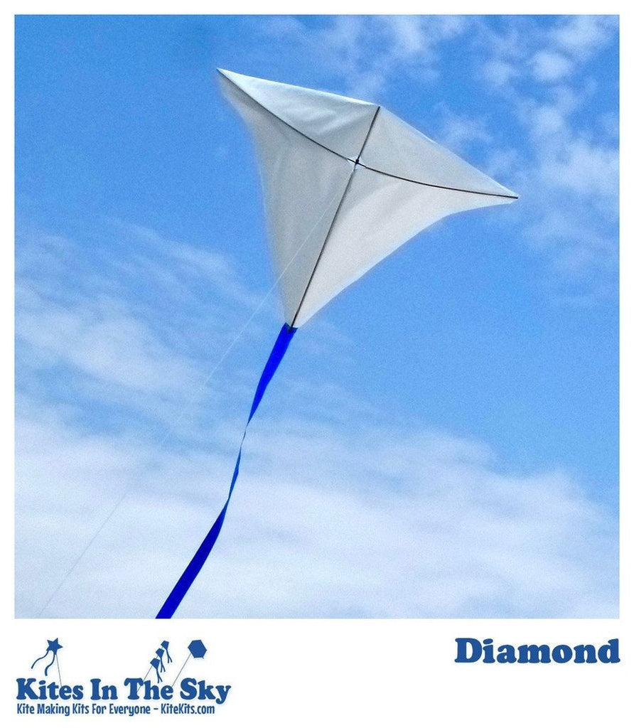 how to make a diamond kite