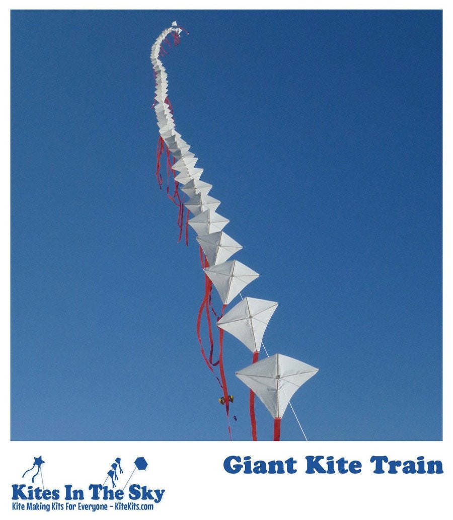 Giant Kite Train Kite Kit – Kites In The Sky